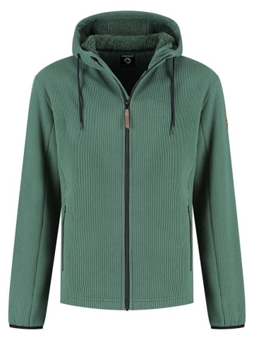 TRAVELIN' Sweatjacke in Grün