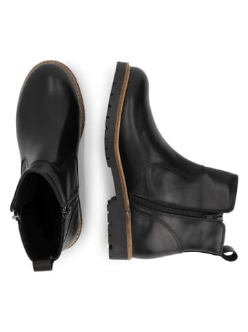 TRAVELIN' Leder-Boots in Schwarz