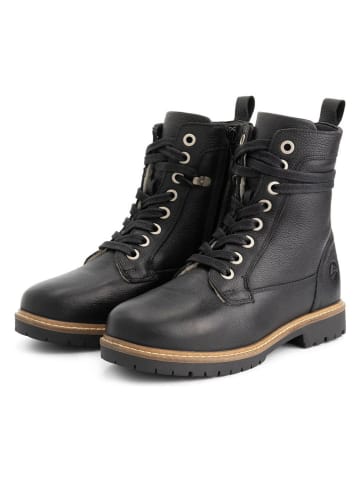 TRAVELIN' Leder-Boots in Schwarz