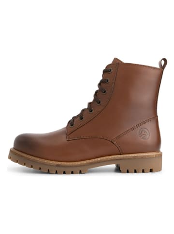 TRAVELIN' Leren boots lichtbruin