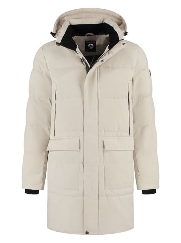 TRAVELIN' Wintermantel in Creme