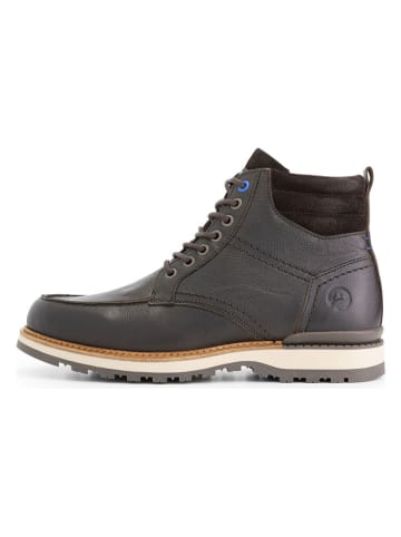TRAVELIN' Leren veterschoenen bruin