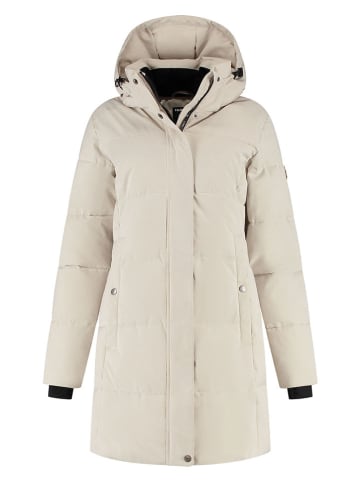 TRAVELIN' Wintermantel in Creme