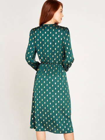 Apricot Kleid in Petrol/ Gold