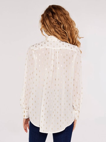 Apricot Blouse wit/goudkleurig