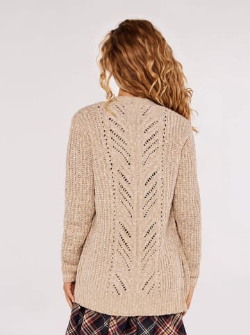 Apricot Cardigan in Hellbraun