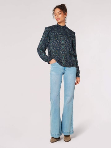 Apricot Blouse donkerblauw