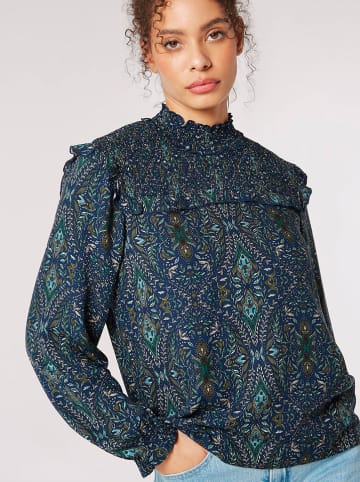Apricot Blouse donkerblauw