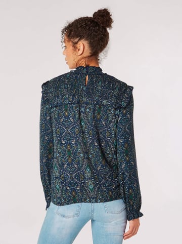 Apricot Blouse donkerblauw