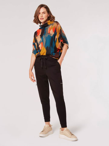 Apricot Bluse in Orange/ Petrol