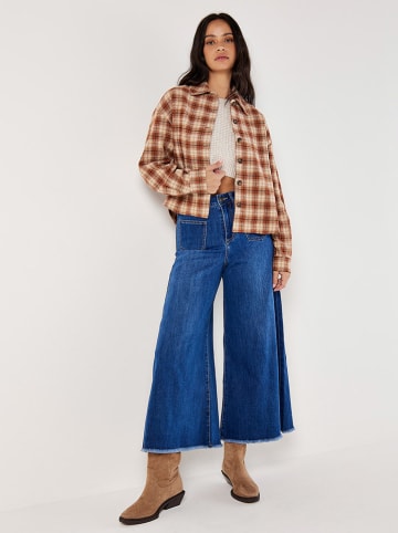 Apricot Hemdjacke in Camel