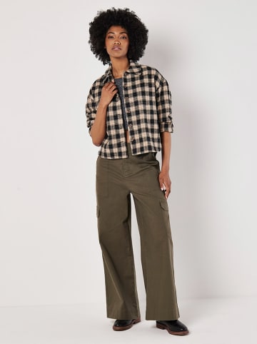 Apricot Blousejas beige/zwart