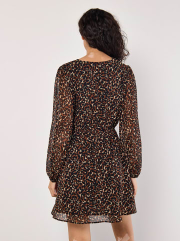 Apricot Jurk bruin/zwart