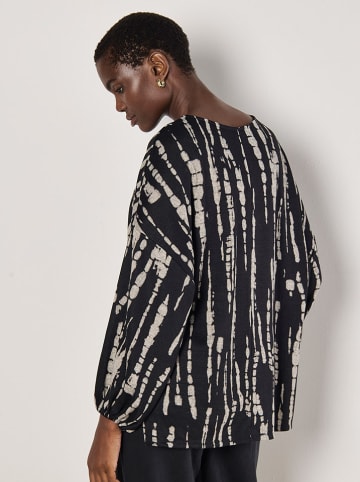 Apricot Bluse in Schwarz/ Weiß