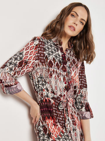 Apricot Jurk bordeaux/wit/zwart