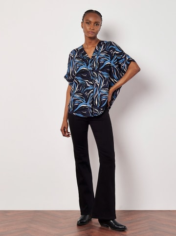 Apricot Blouse donkerblauw/lichtblauw