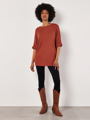 Apricot Pullover in Rotbraun