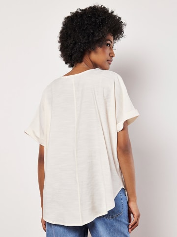 Apricot Bluse in Weiß