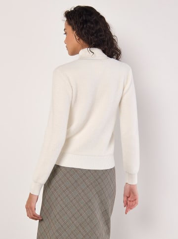 Apricot Rollkragenpullover in Weiß