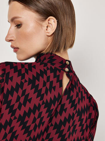 Apricot Bluse in Bordeaux/ Schwarz