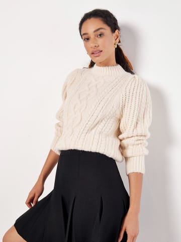 Apricot Sweter w kolorze kremowym