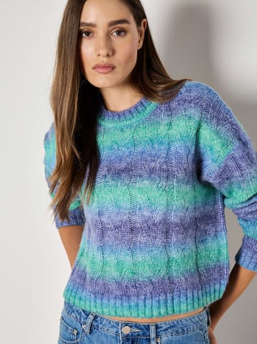 Apricot Pullover in Blau/ Türkis