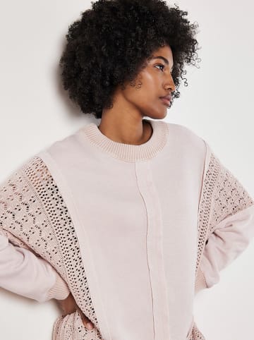 Apricot Sweter w kolorze jasnoróżowym