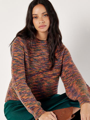 Apricot Trui oranje/blauw/groen