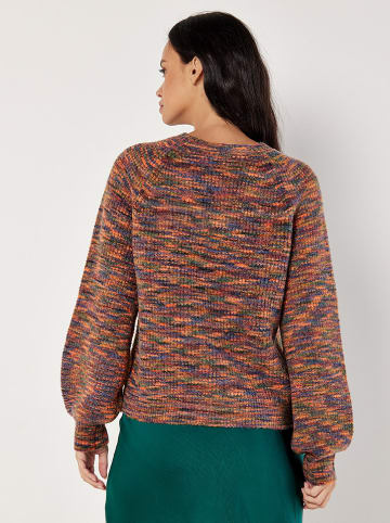 Apricot Trui oranje/blauw/groen