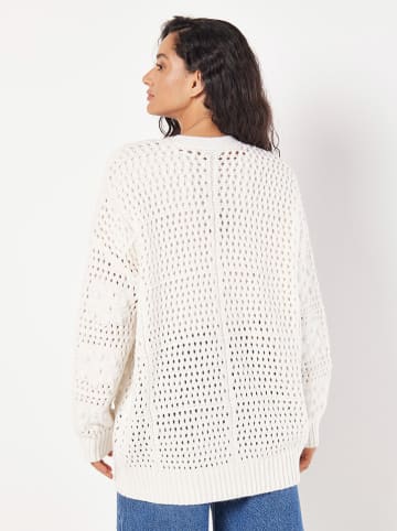 Apricot Cardigan in Weiß