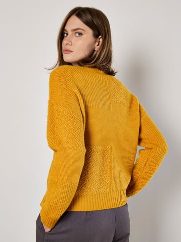 Apricot Trui mosterdgeel