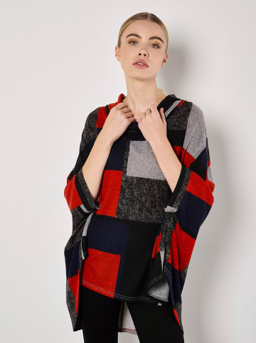 Apricot Rollkragenpullover in Schwarz/ Rot