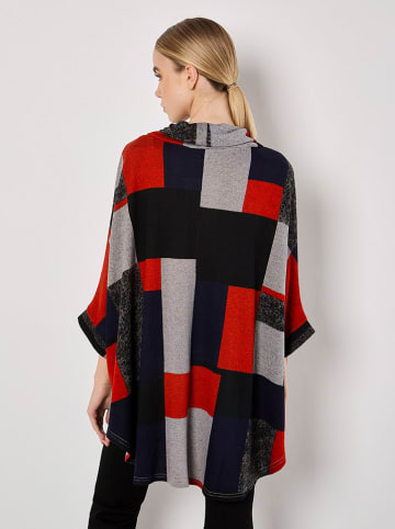 Apricot Rollkragenpullover in Schwarz/ Rot