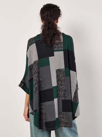 Apricot Rollkragenpullover in Anthrazit/ Petrol