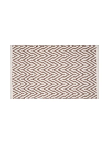 Wenko Badteppich "Altai" in Hellbraun - (L)50 x (B)80 cm
