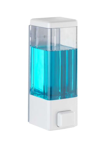 Wenko Dozownik mydła i środka dezynfekującego w kolorze białym - 320 ml