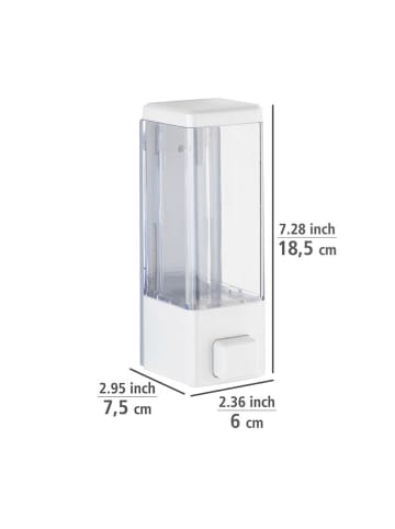 Wenko Dozownik mydła i środka dezynfekującego w kolorze białym - 320 ml