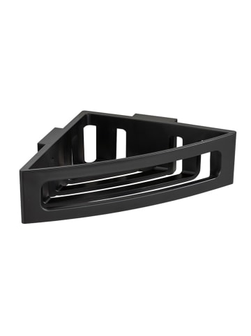 Wenko Doucherek "Turbo-Loc® Bralia" zwart - (B)35 x (H)8,5 x (D)20 cm