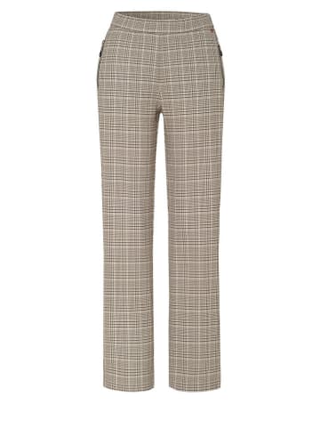 Relaxed by TONI Hose "Scarlet" in Creme/ Schwarz