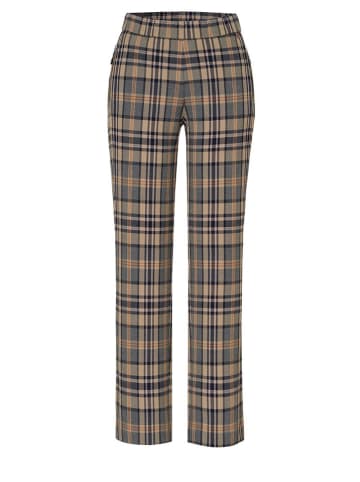 Relaxed by TONI Broek "Scarlet" beige/donkerblauw