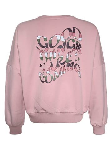 Blue Effect Sweatshirt lichtroze