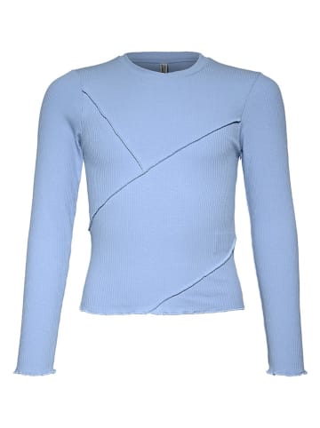 Blue Effect Longsleeve in Hellblau