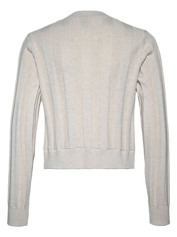 Blue Effect Pullover in Creme