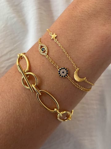 DI GIORGIO Vergold. Armkette mit Schmuckelement