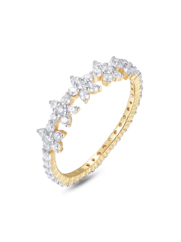 DI GIORGIO Vergulde ring met edelstenen