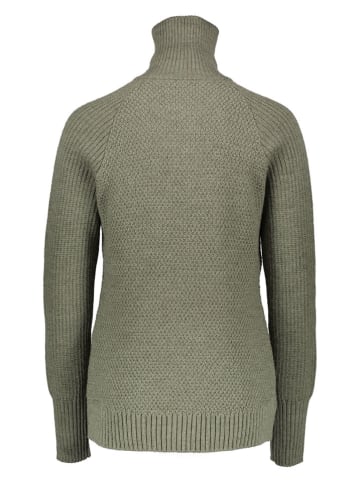 Bergans Wełniany sweter "Ulriken" w kolorze khaki