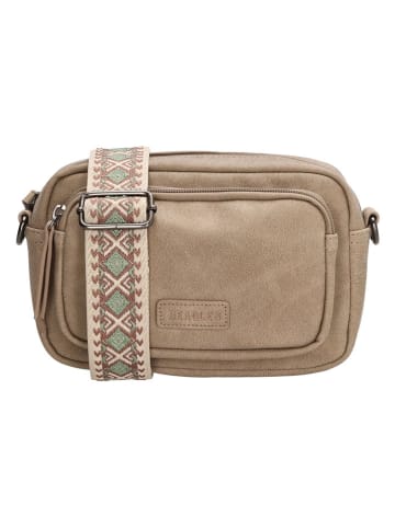 Beagles Umhängetasche "Malaga" in Beige - (B)18 x (H)12 x (T)4 cm