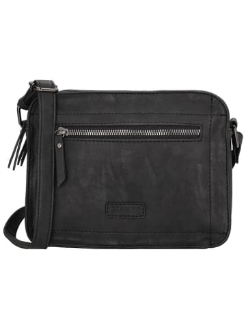 Beagles Umhängetasche "Cabrera" in Schwarz - (B)22 x (H)19 x (T)7 cm