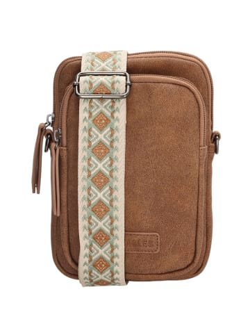 Beagles Handytasche "Malaga" in Hellbraun - (H)19 x (T)2 cm
