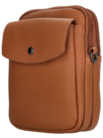 Beagles Umhängetasche in Hellbraun - (B)14 x (H)18 x (T)7 cm